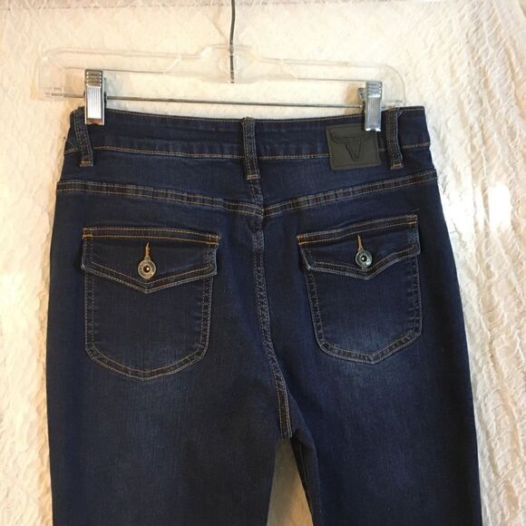 L&B  "Flare" Dark Wash Jeans Size 6 - Picture 4 of 15